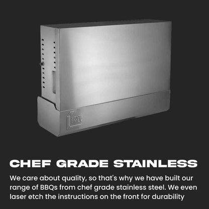 Grill Master Bundle - Space Grill MID - LPG BBQ (Wall Mounted)