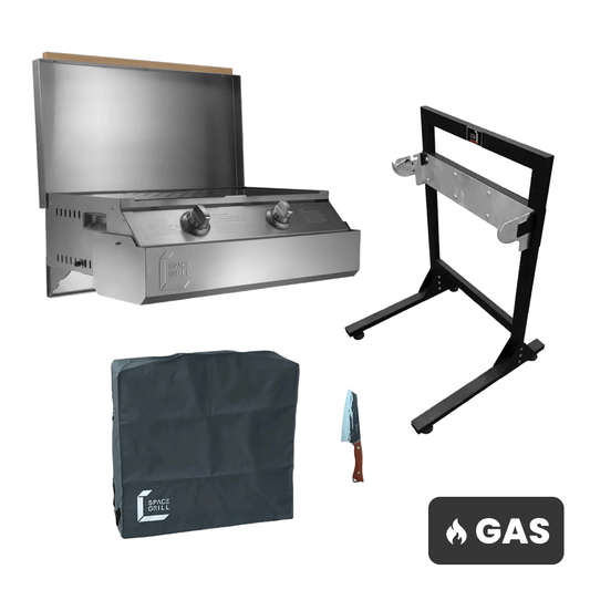 Grill Master Bundle - Space Grill MID - Natural Gas BBQ (Standalone)
